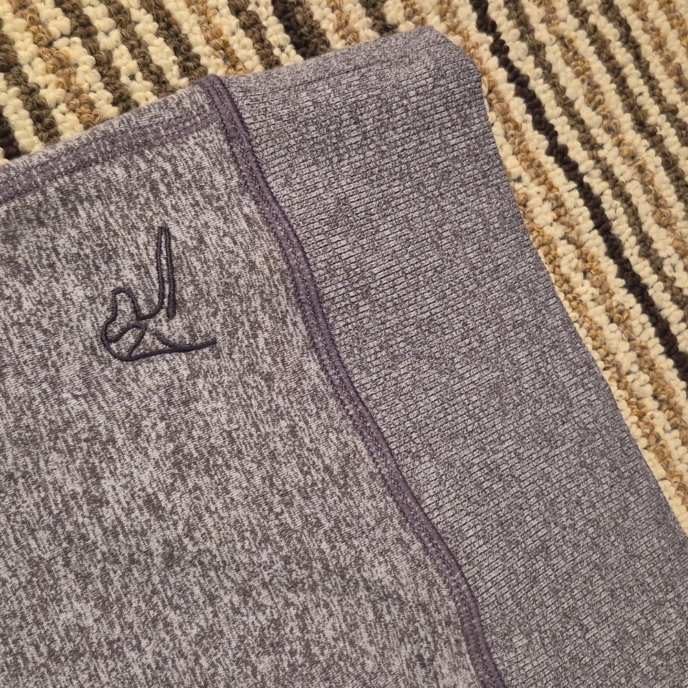 Rhoback Grey Solid Polyester Spandex Blend Medium… - image 3